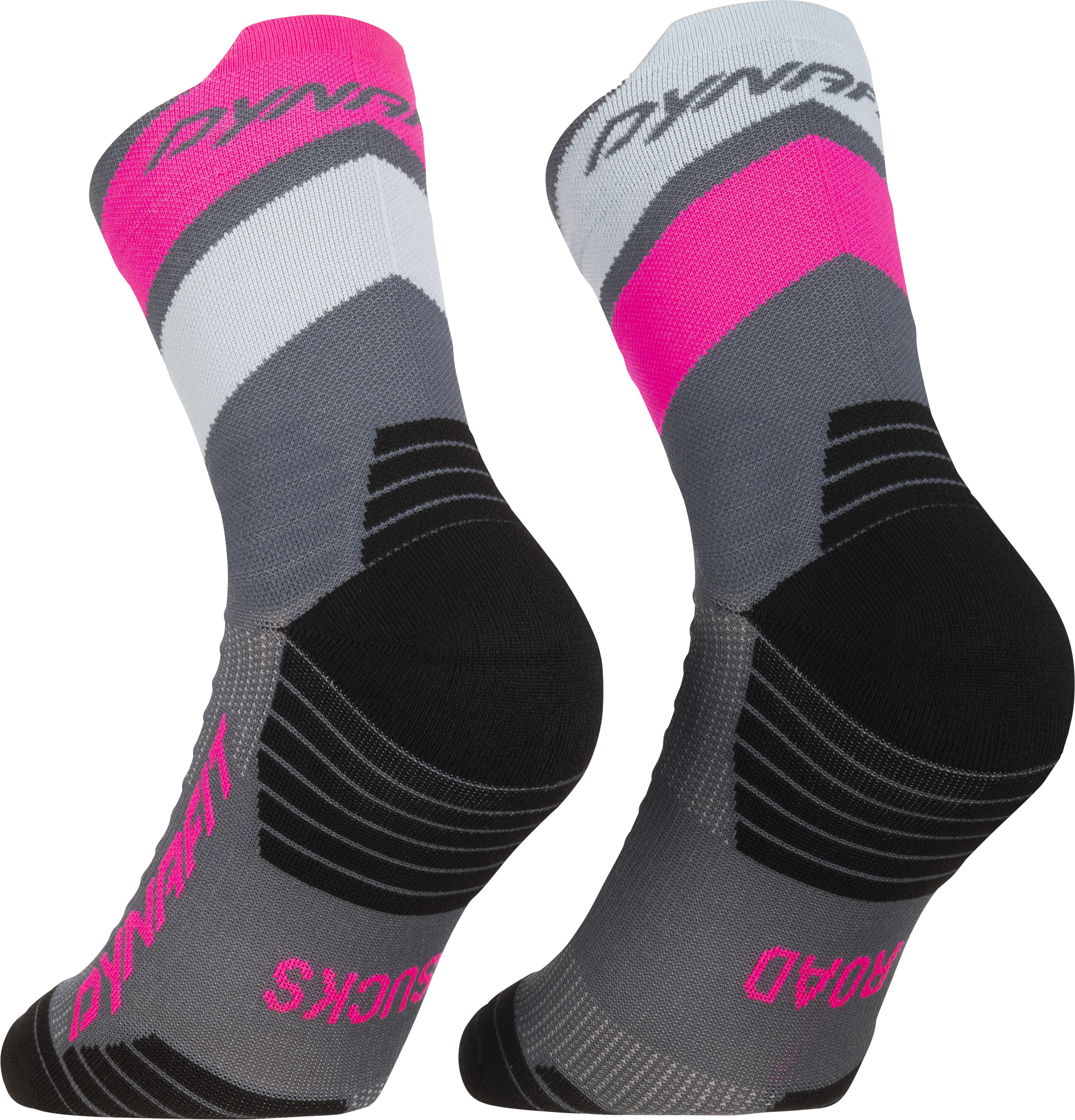 Ponožky Dynafit Ultra Mid cinder/pink glo 2026 Barva: růžová / šedá, Velikost: 35-38