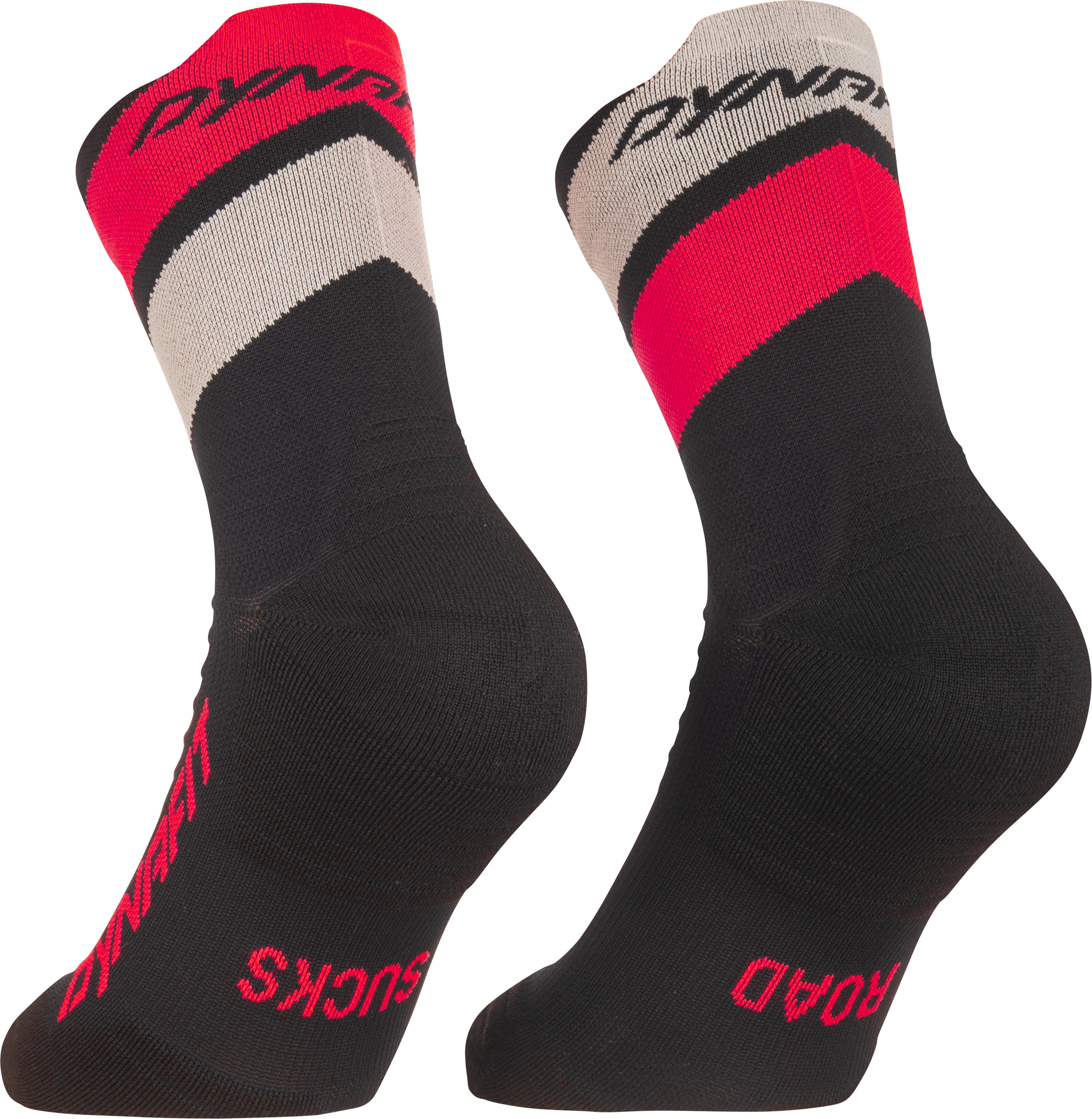Ponožky Dynafit Ultra Mid black out/ultra coral 2026 Barva: korálová / černá, Velikost: 35-38