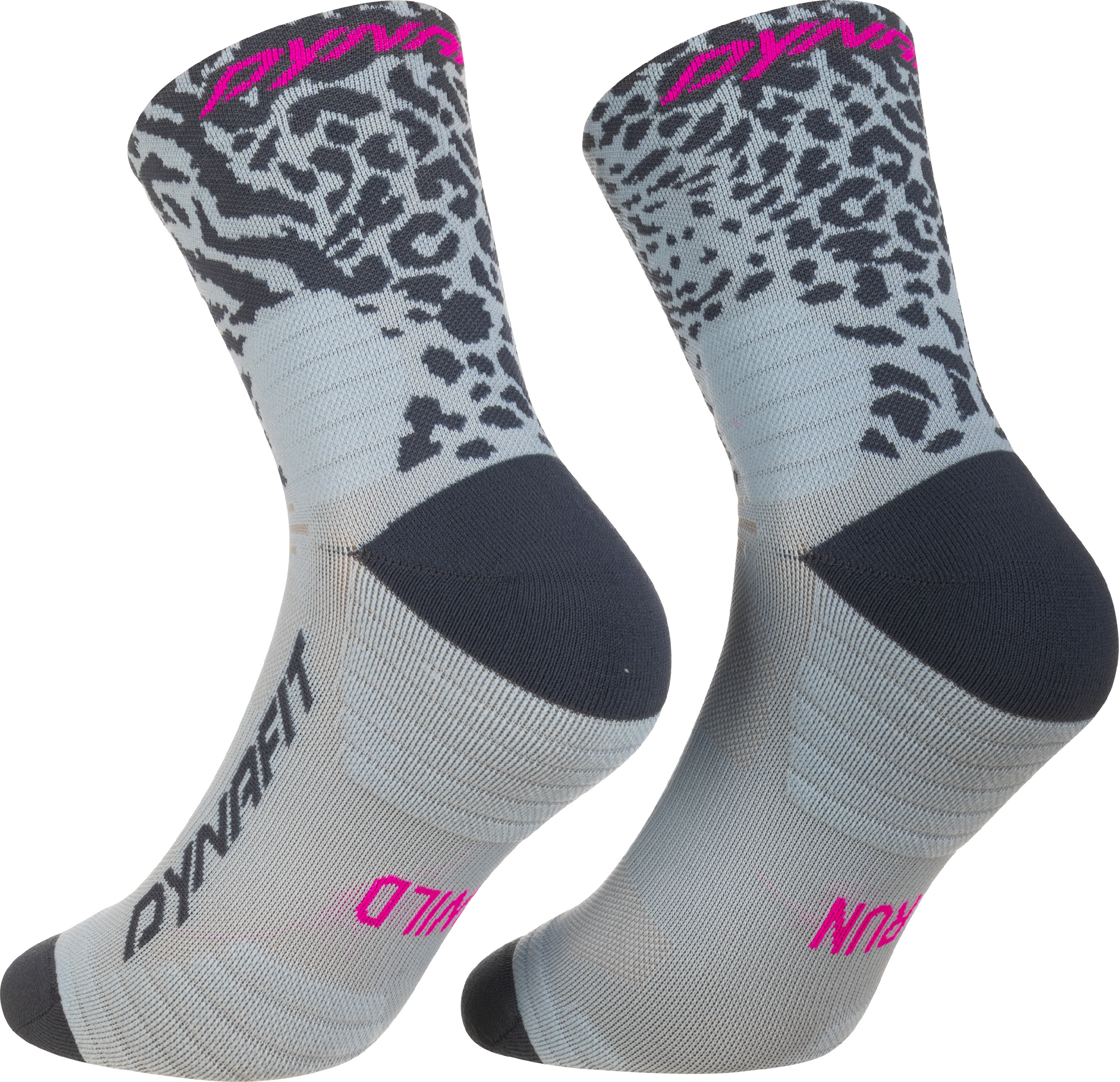 Ponožky Dynafit Run Wild Mid cloud blue 2026 Barva: modrá / šedá, Velikost: 39-42