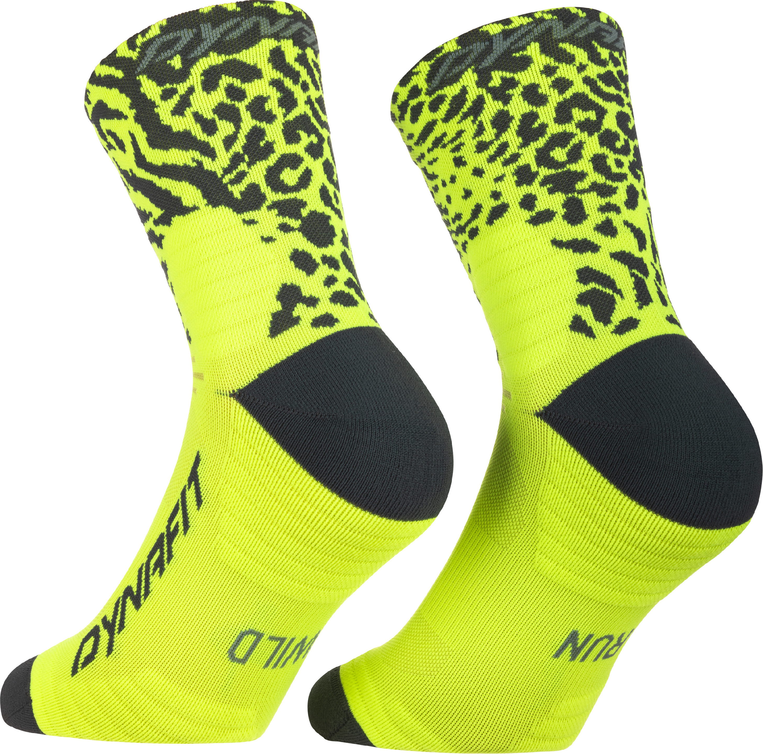 Ponožky Dynafit Run Wild Mid ultra yellow 2026 Barva: žlutá / šedá, Velikost: 43-46