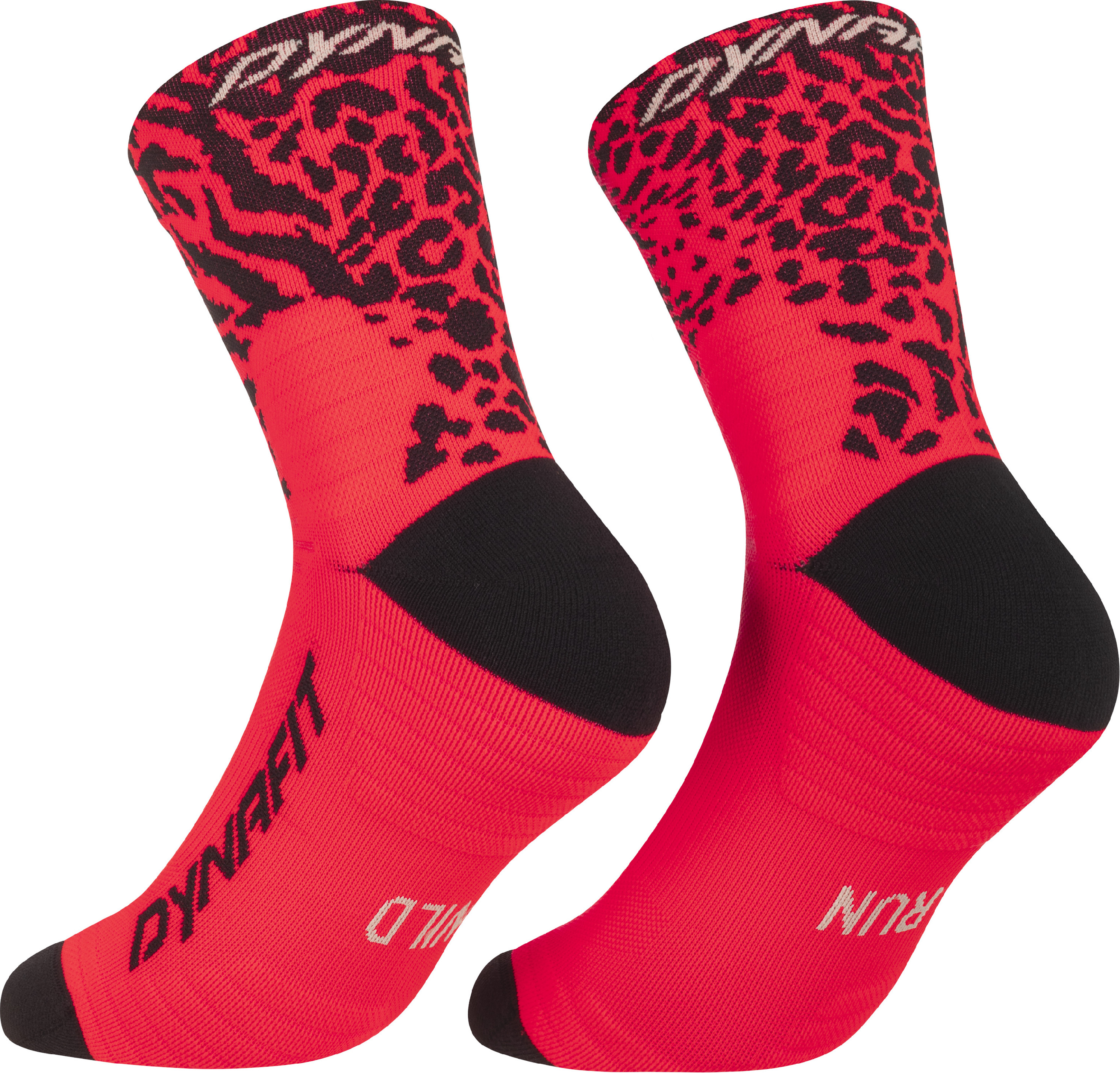 Ponožky Dynafit Run Wild Mid ultra coral 2026 Barva: korálová / černá, Velikost: 43-46