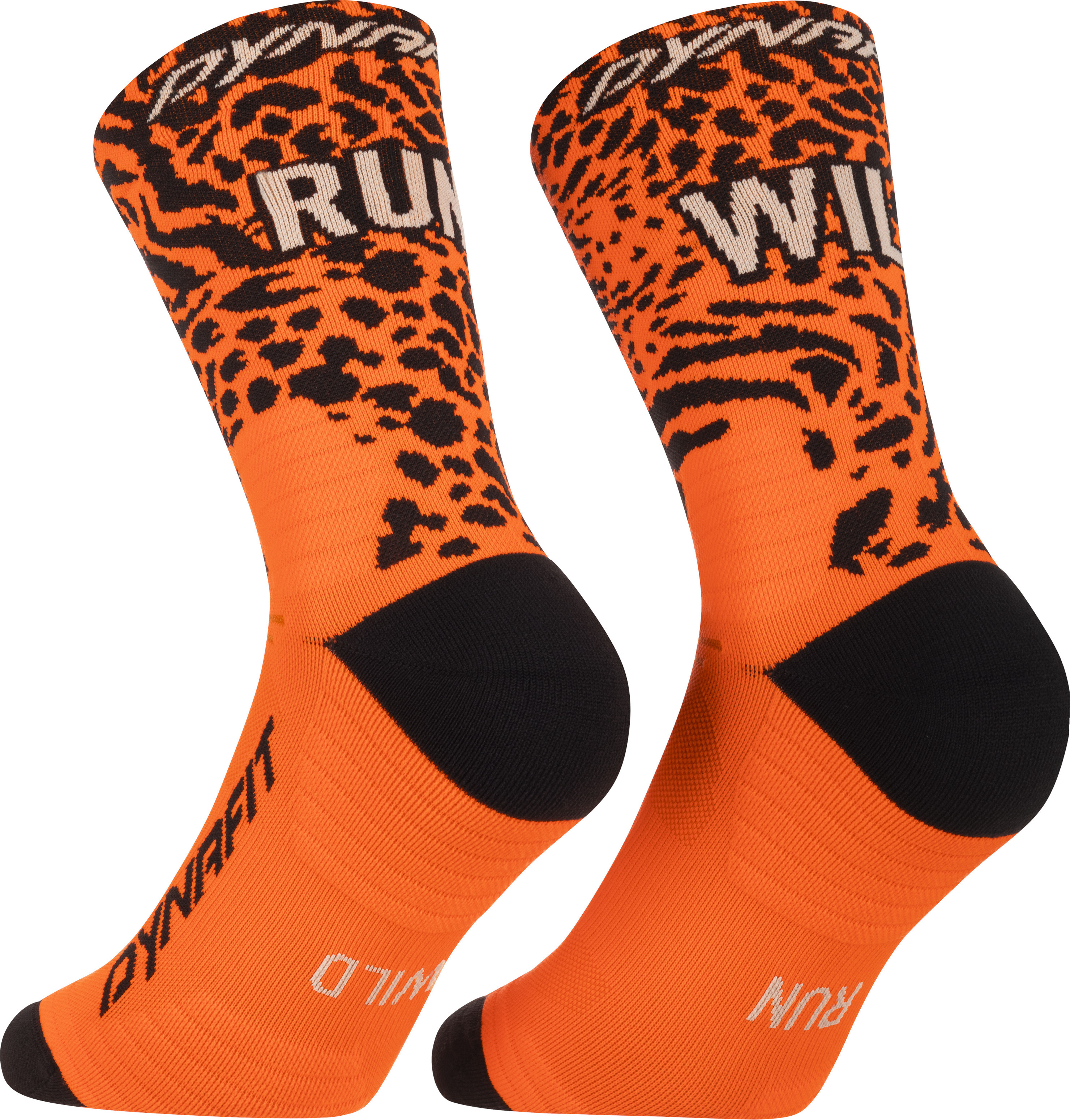 Ponožky Dynafit Run Wild Crew ultra orange 2026 Barva: oranžová / černá, Velikost: 43-46