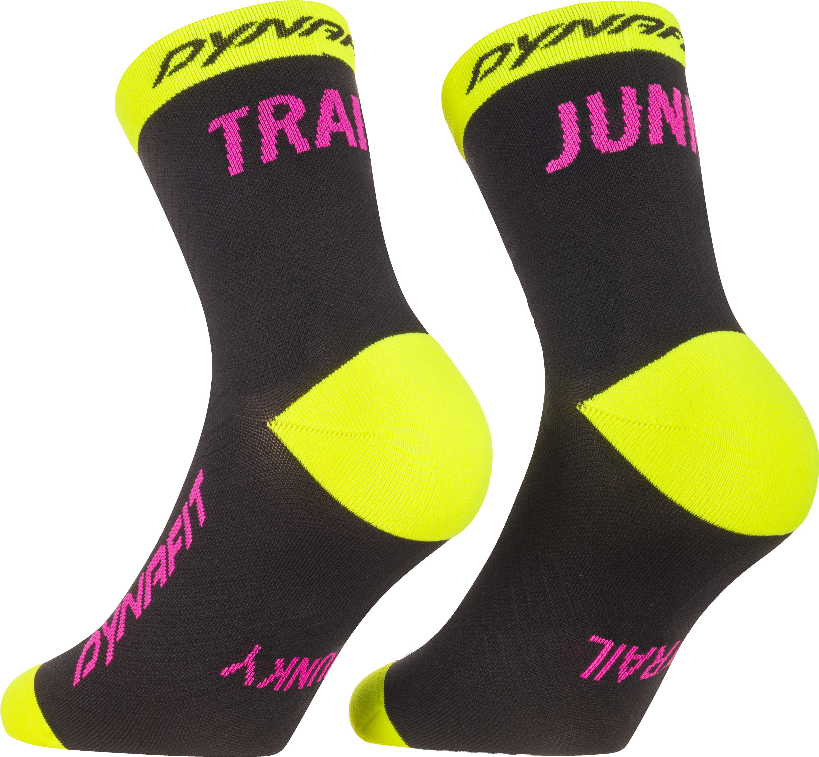 Ponožky Dynafit Trail Mid black out/ultra yellow 2026 Barva: žlutá / černá, Velikost: 35-38