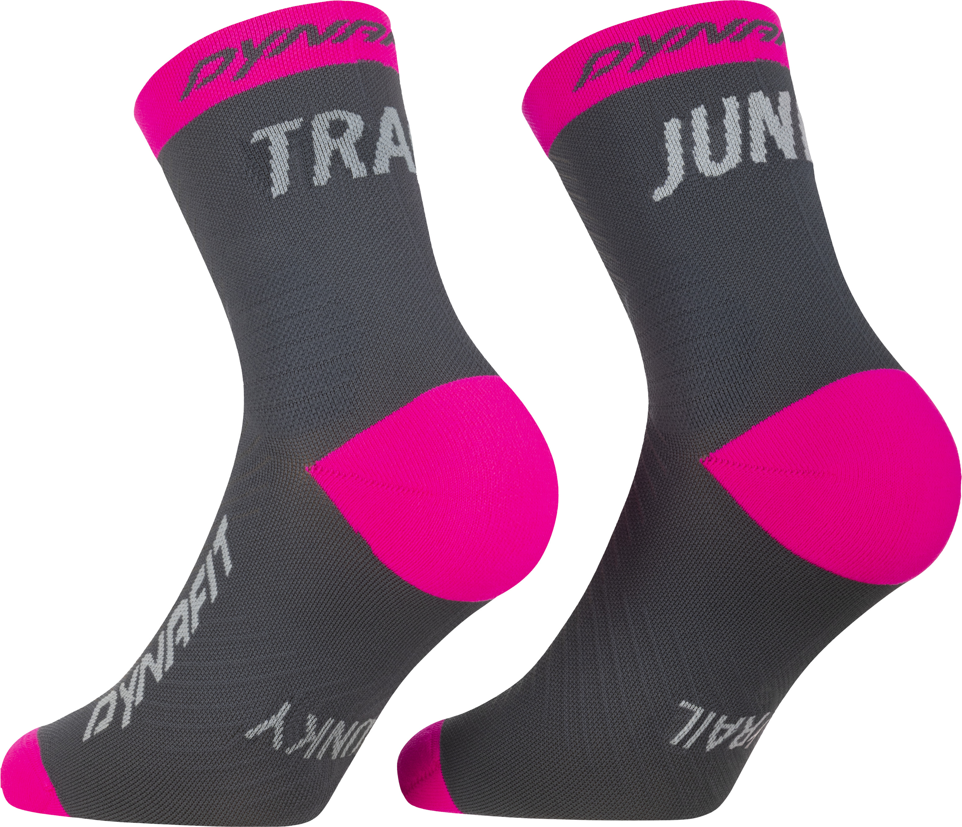 Ponožky Dynafit Trail Mid cinder/pink glo 2026 Barva: růžová / šedá, Velikost: 43-46