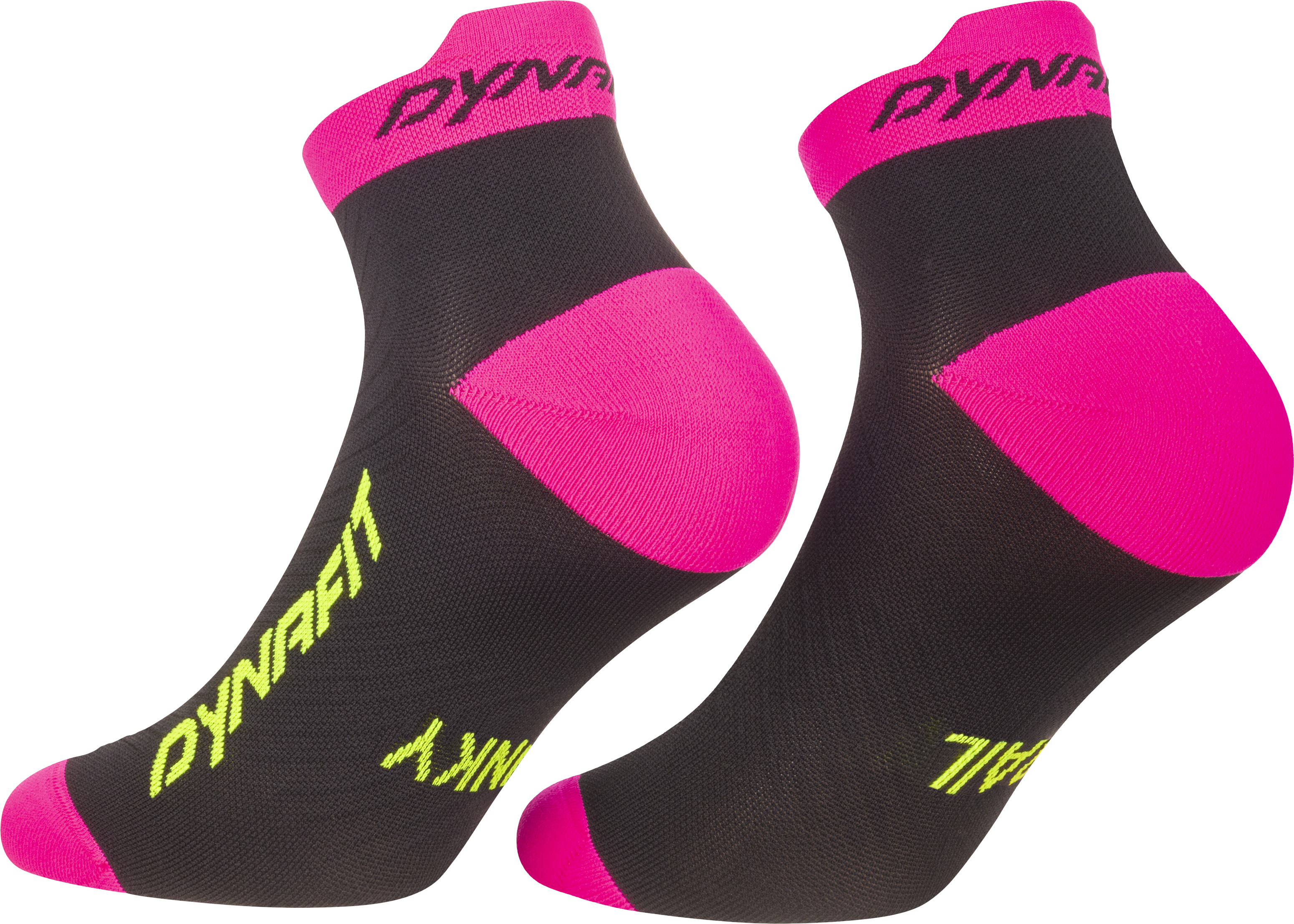 Ponožky Dynafit Trail Short black out/pink glo 2026 Barva: růžová / černá, Velikost: 43-46