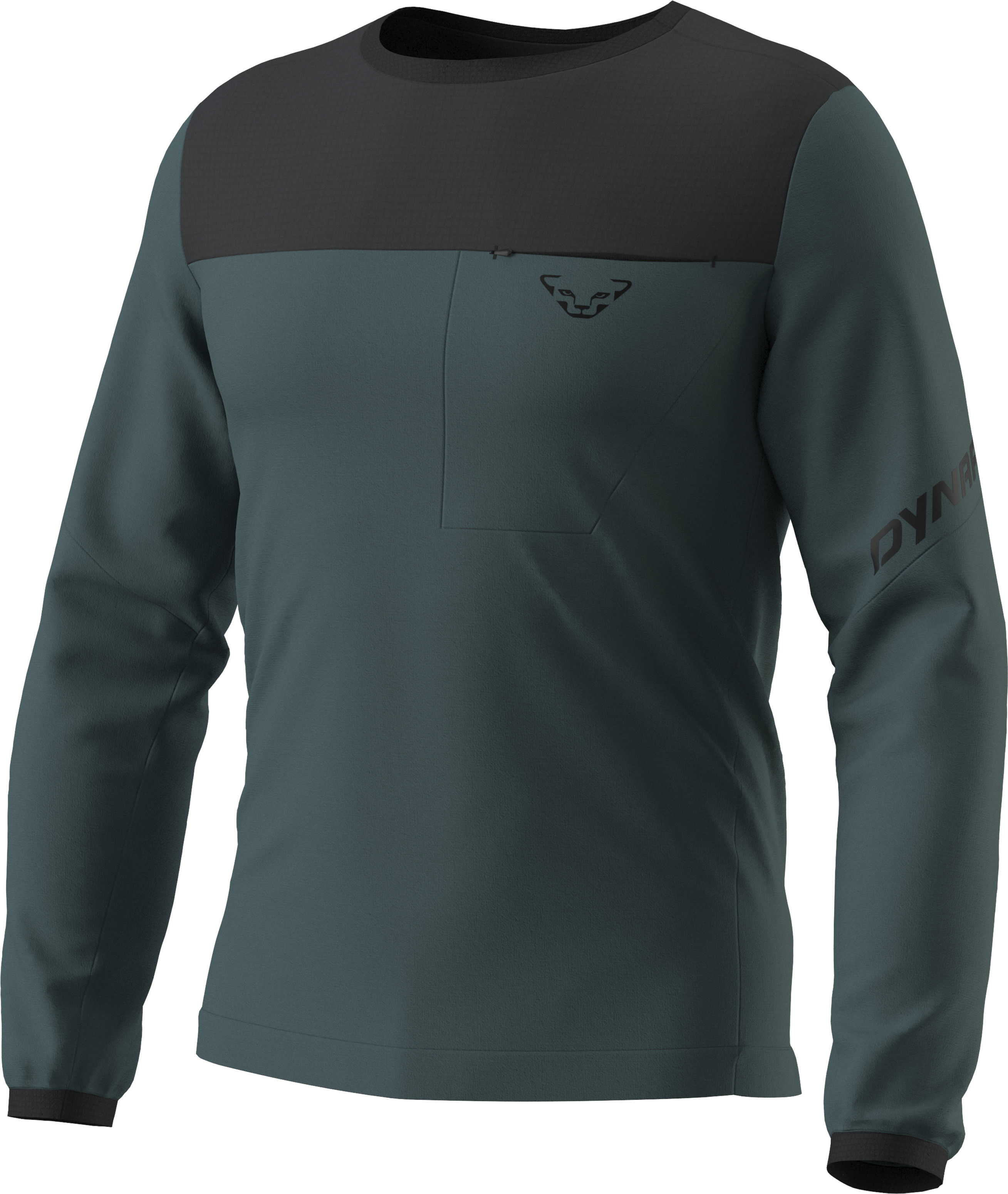 Mikina Dynafit Traverse DST Pullover cinder 2026 Barva: šedá / černá, Velikost: S