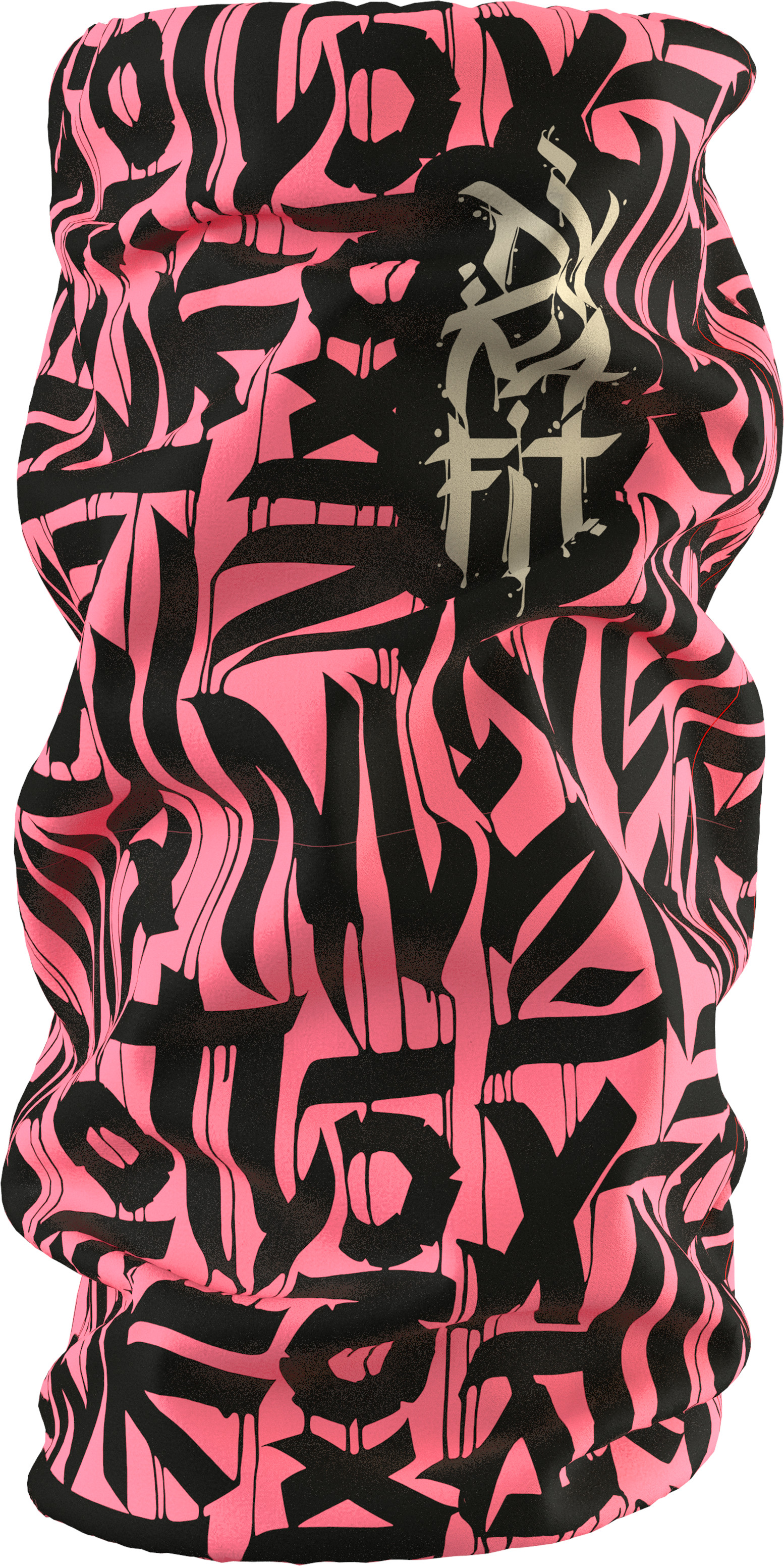Nákrčník Dynafit Graphic Neck Gaiter ultra coral/6A11 2026 Barva: korálová / černá, Velikost: UNI