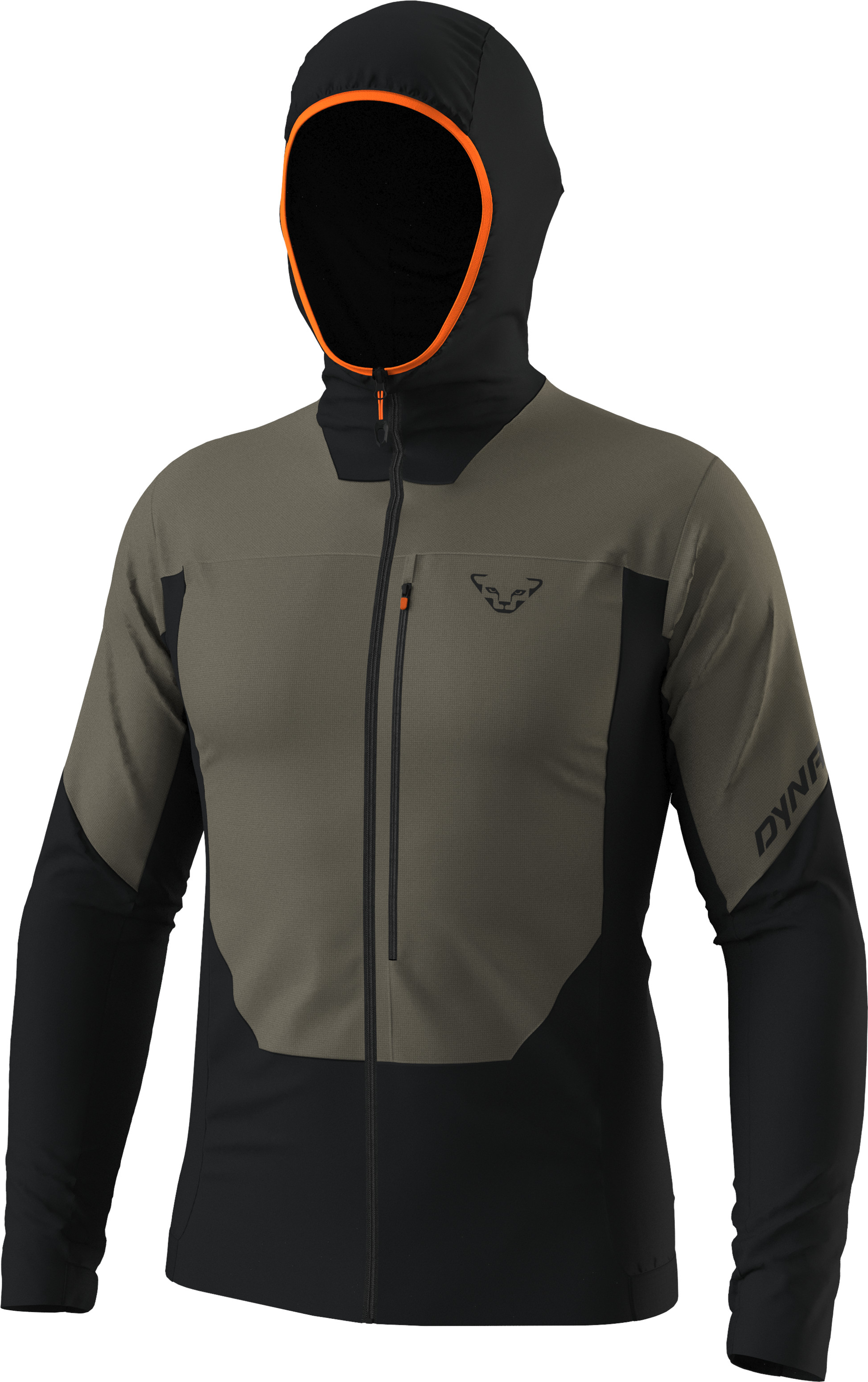 Bunda Dynafit Traverse Insulation Hooded fallen rock 2026 Barva: khaki / černá, Velikost: XL