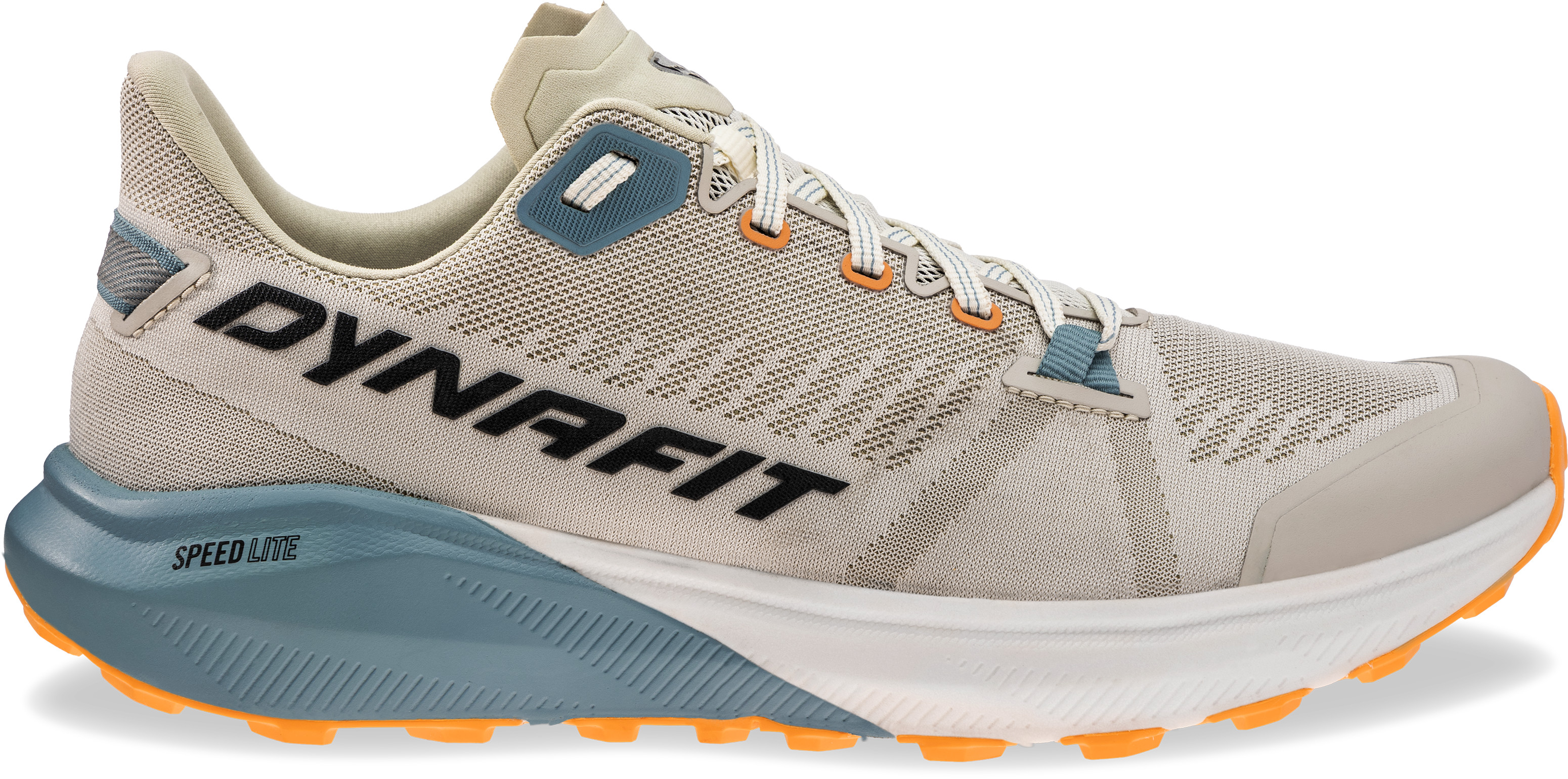 Běžecké boty Dynafit Trail whisper white/black out 2026 Barva: béžová / modrá, Velikost EU: 47