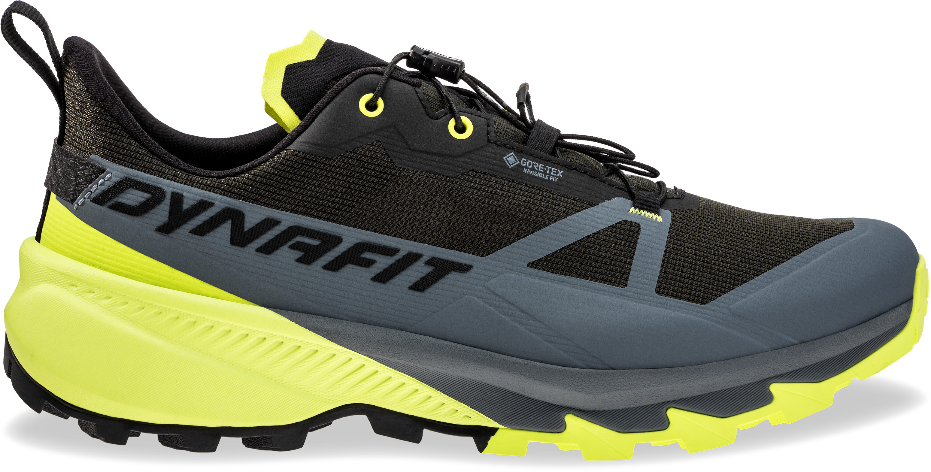 Běžecké boty Dynafit Traverse 2 GTX hurricane/black out 2026 Barva: modrá / černá / žlutá, Velikost EU: 46,5