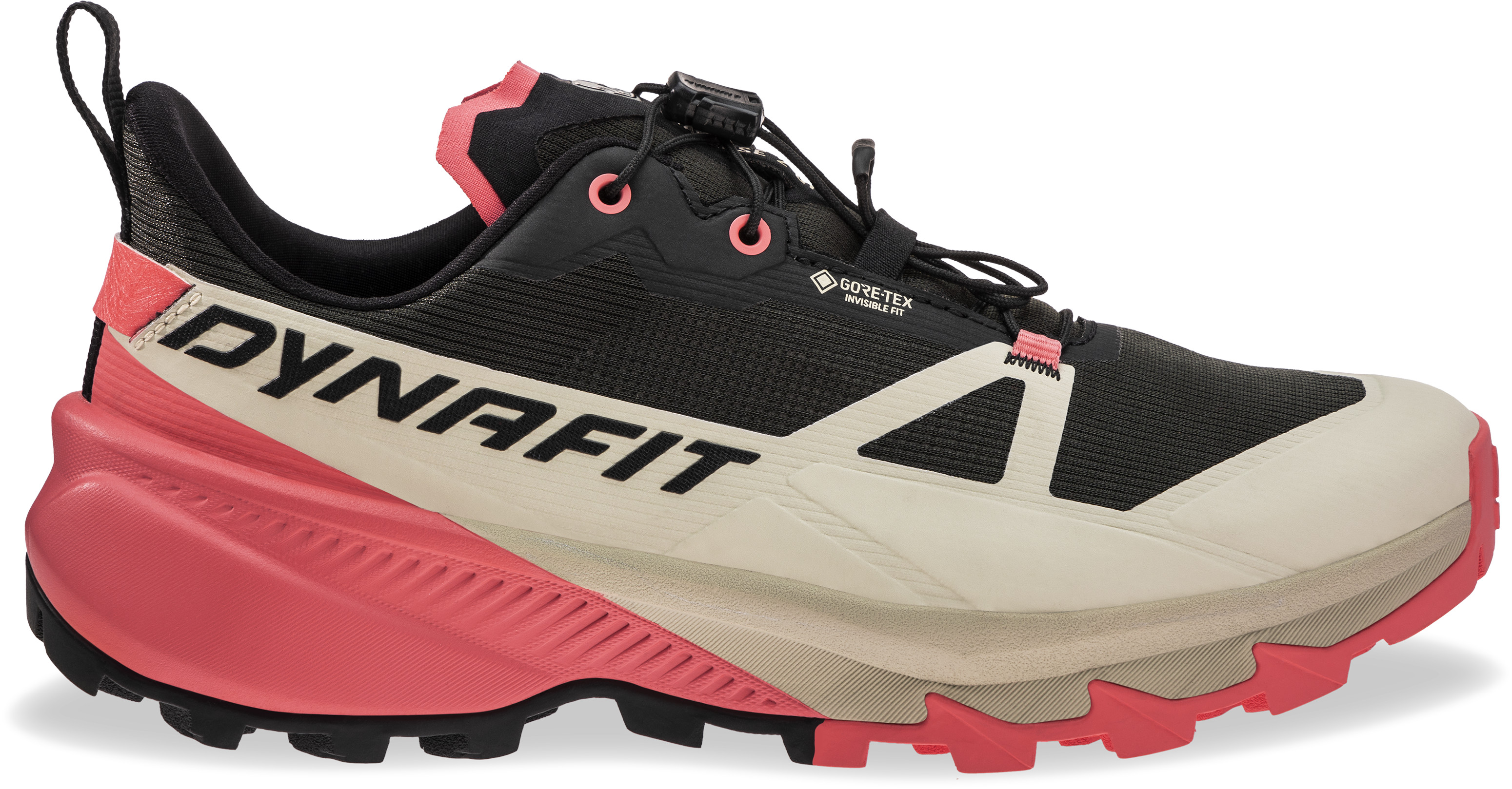 Běžecké boty Dynafit Traverse 2 GTX W overcast/black out 2026 Barva: khaki / černá / korálová, Velikost EU: 37