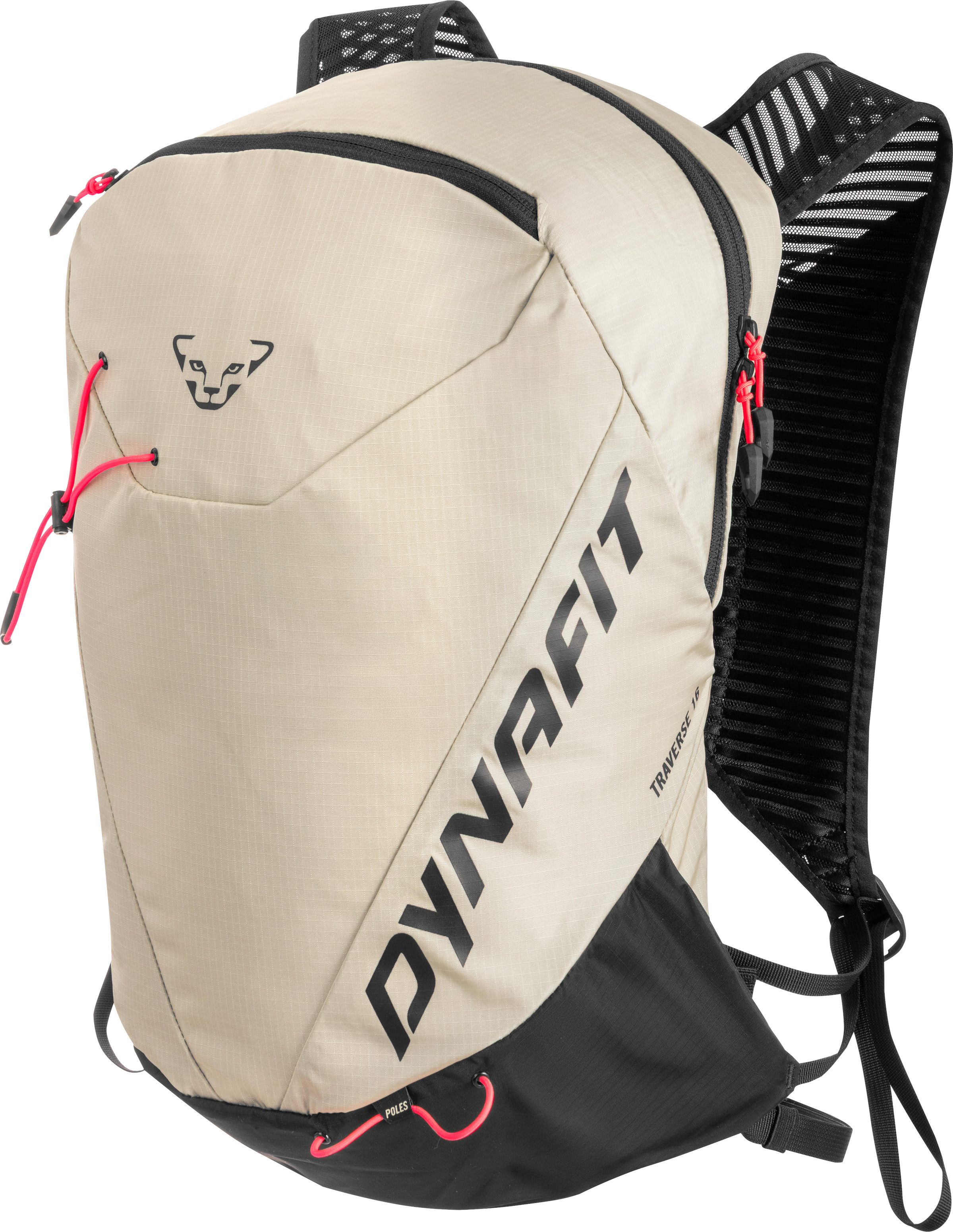 Batoh Dynafit Traverse 16 Backpack overcast 2026 Barva: krémová / černá, Velikost: S / M