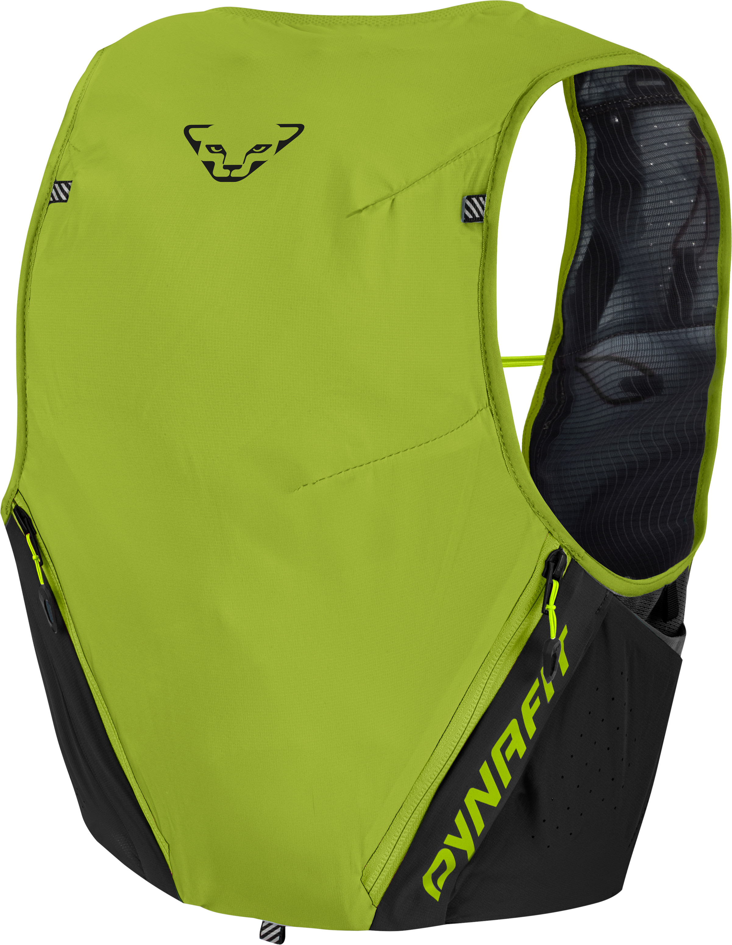 Běžecká vesta Dynafit Ultra 12 Ultra yellow/black out 2026 Barva: žlutá / černá, Velikost: XS