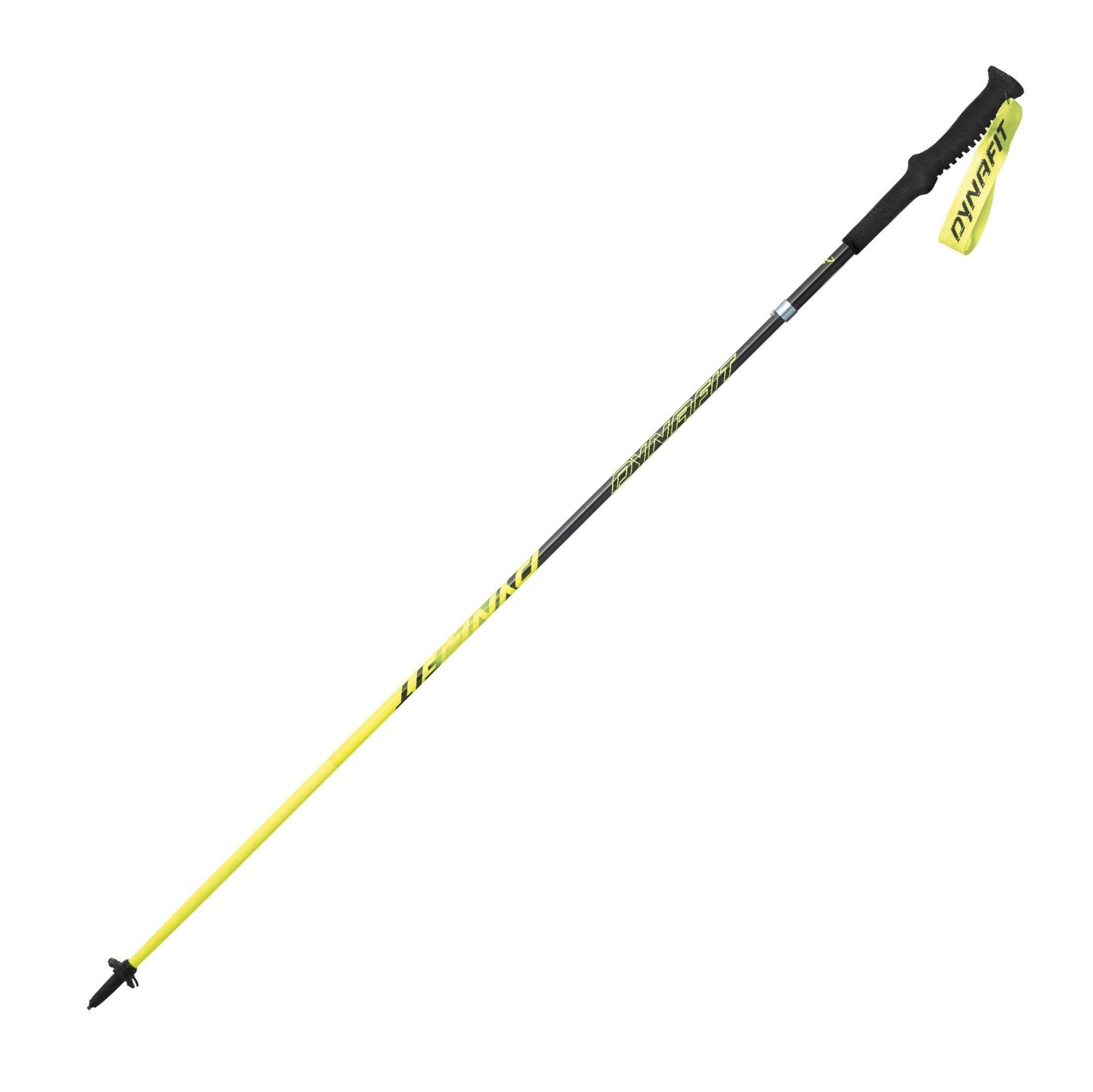 Hole Dynafit Vertical Pro Pole carbon/carrot 2025 Barva: černá / žlutá, Délka: 130 cm