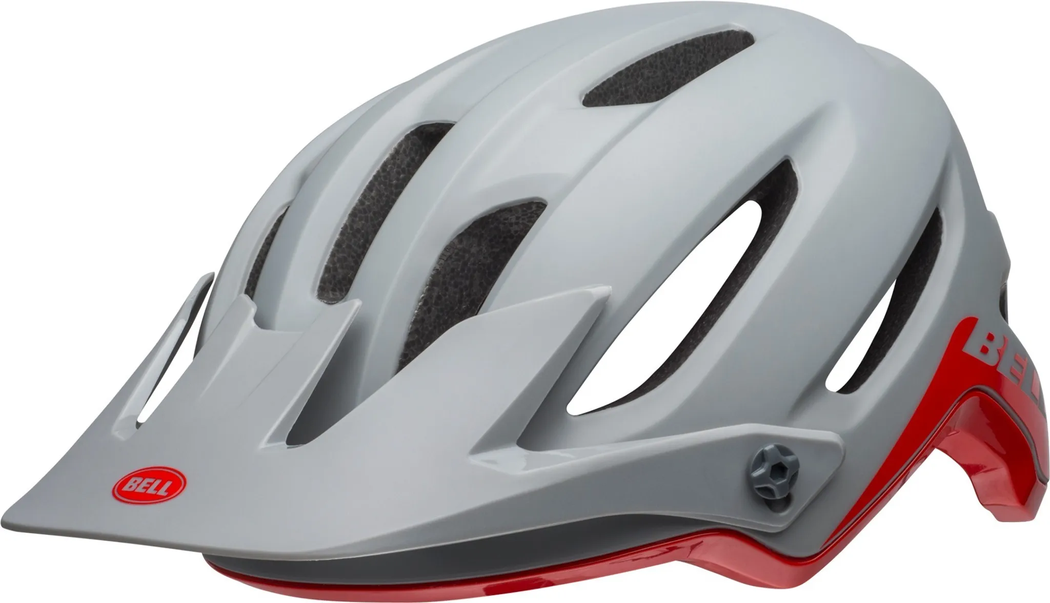 Helma Bell 4Forty Air mat/glos gray/crimson Barva: šedá, Velikost: L