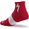 Ponožky Specialized Women's SL Mid Sock red 2017