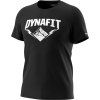 Triko Dynafit Graphic Cotton S/S TEE black out/hardcore, černá
