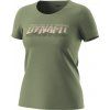 Triko Dynafit Graphic Cotton W S/S Tee sage/range, zelená