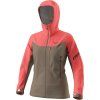 Dámská softshellová bunda Dynafit Radical Softshell Jacket, khaki/korálová