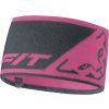 Čelenka Dynafit Leopard Logo Headband, růžová/šedá