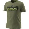 Pánské triko Dynafit Transalper Graphic S/S Tee, zelená