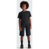 64221 650 APP TRAIL SHORT YTH BLK M HERO