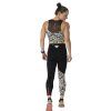 Dámské tílko Dynafit Trail Crop Top, černá/krémová – pohled 3