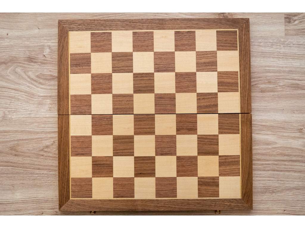 Dřevěná skládací šachovnice Book  + doprava zdarma