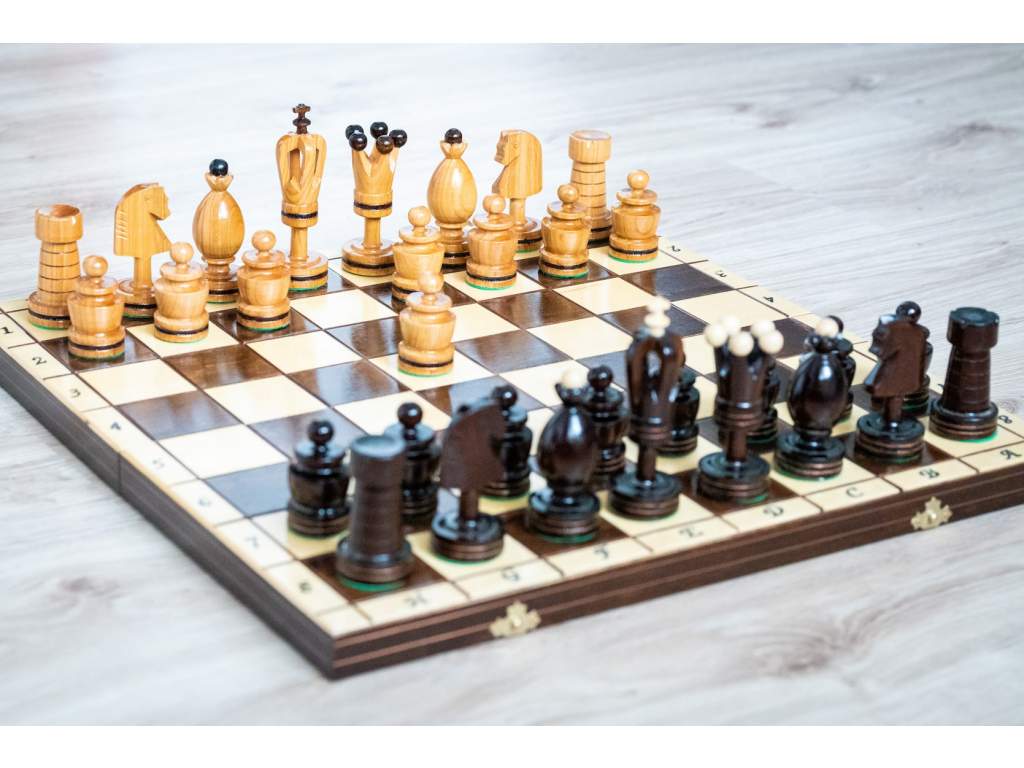 Dřevěné šachy Pohoda  + doprava zdarma