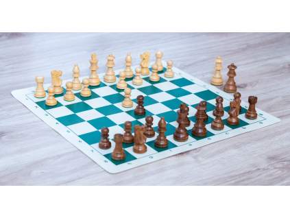 9554 3 drevene sachy francuzsky agat zelene