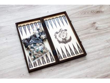 1113 drevene sachy a backgammon