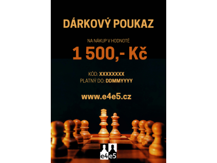 Šachová poukázka 1500 Kč