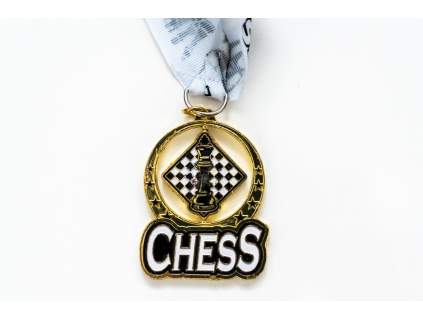 6861 1 sachova medaila chess zlata