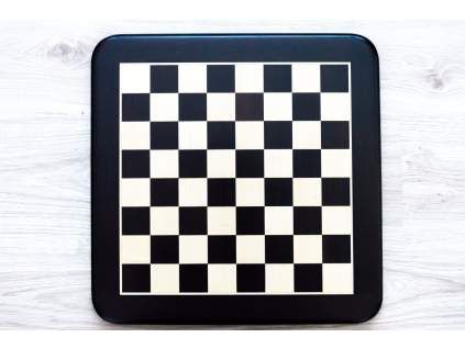 Dřevěná šachovnice černá perleť