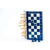 8942 10 magneticke drevene sachy mini modre