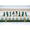 Dřevěné šachy královské zelené
