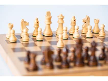 Drevený šach knieža  + doprava zdarma