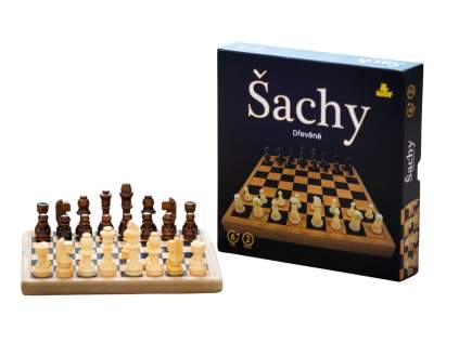 Drevený šach malý