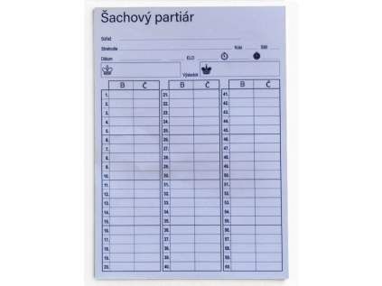 Šachový prepisovací partiár