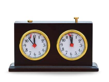 Drevené šachové hodiny s podstavcom  + doprava zdarma