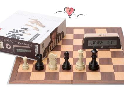 DGT Chess Starter Box Brown