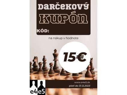 Šachová poukážka 15€