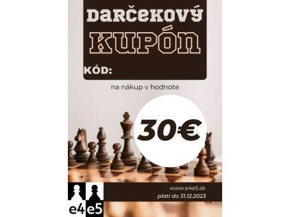 Šachová poukážka 30€