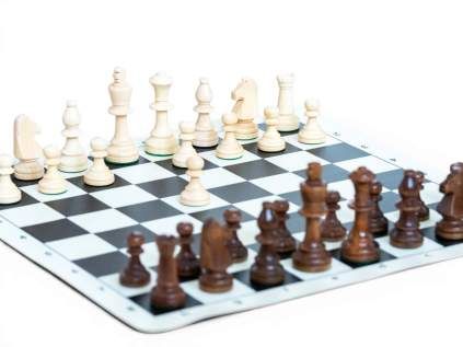 Drevené šachy Glaze klasik  + doprava zdarma