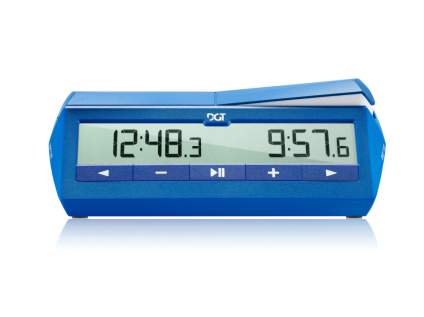 DGT1500 chess clock blue front