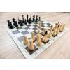 Česká šachová súprava klubovka s hnedou šachovnicou