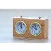 5149 2 drevene sachove hodiny male
