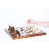 Magnetické drevené šachy Gold Knight