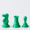 Šachové figúrky Staunton veľké, zelené