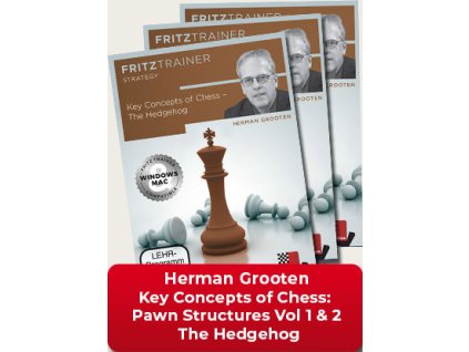 Key Concepts of Chess - Pawn Structures Vol.1 & 2 and The Hedgehog, Herman Grooten - verzia na stiahnutie (anglicky)